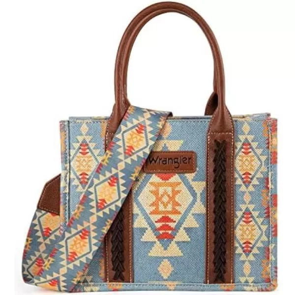 Wrangler Tote Bag for Women Aztec Top Handle Satchel Purse Boho Shoulder Handbags)