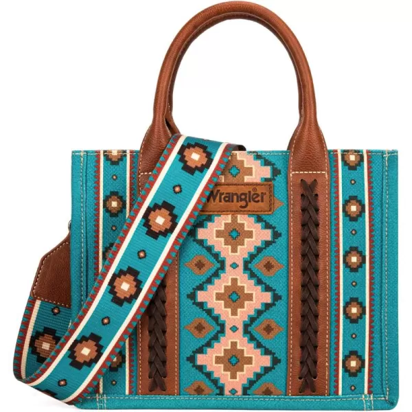 Wrangler Tote Bag for Women Aztec Top Handle Satchel Purse Boho Shoulder Handbags)