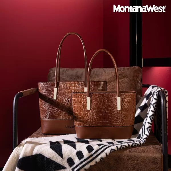 Montana West 2Pcs Tote Bags for Women Medium Satchel Purse Set