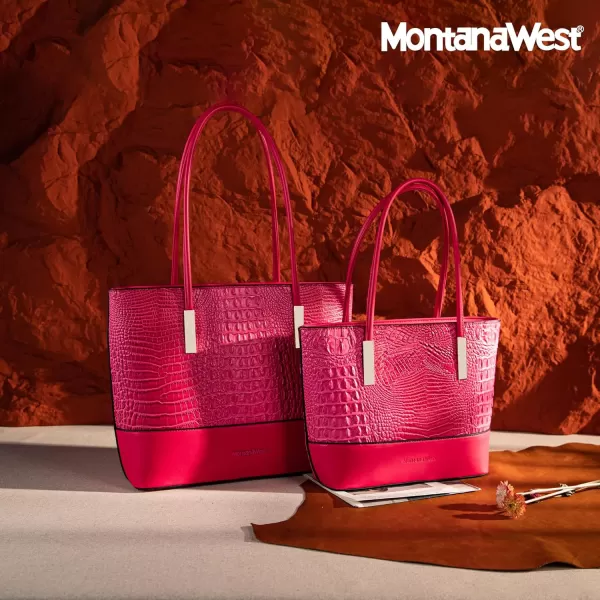 Montana West 2Pcs Tote Bags for Women Medium Satchel Purse Set