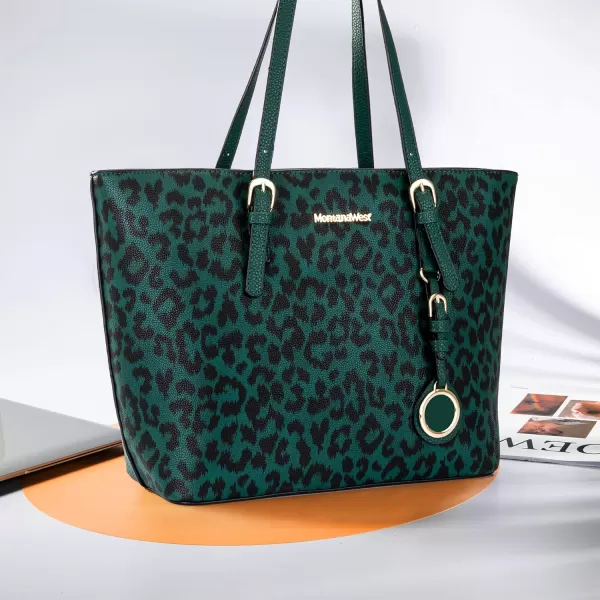 Montana West 3pcs Handbag Set Leopard Print Tote Bag for Women)