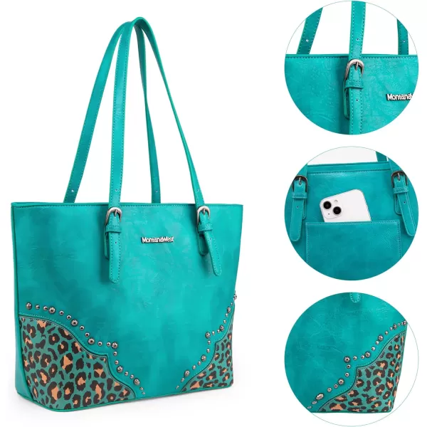 Montana West 3pcs Handbag Set Leopard Print Tote Bag for Women