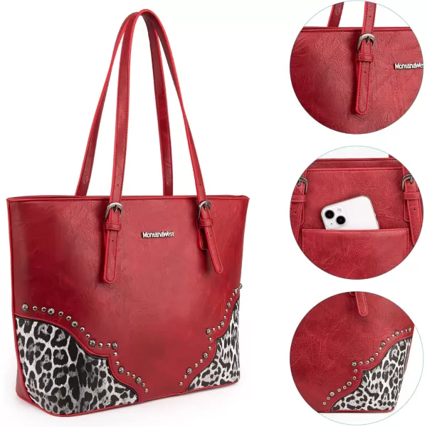 Montana West 3pcs Handbag Set Leopard Print Tote Bag for Women