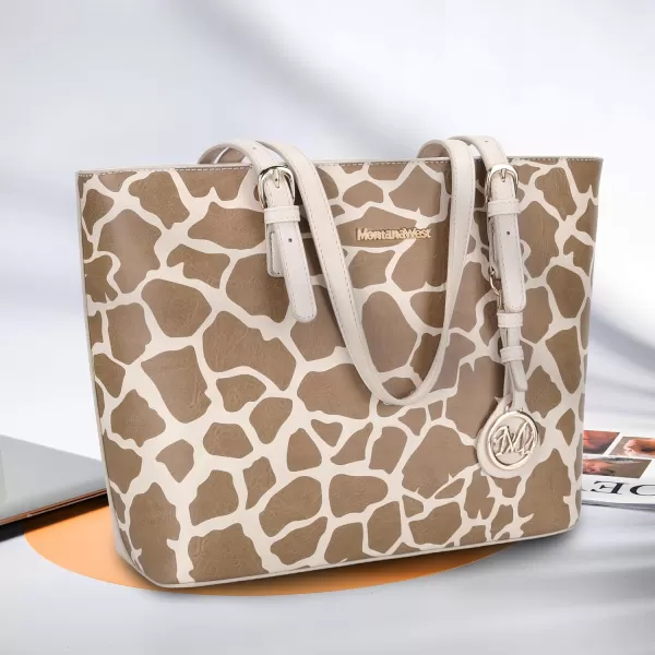 Montana West 3pcs Handbag Set Leopard Print Tote Bag for Women