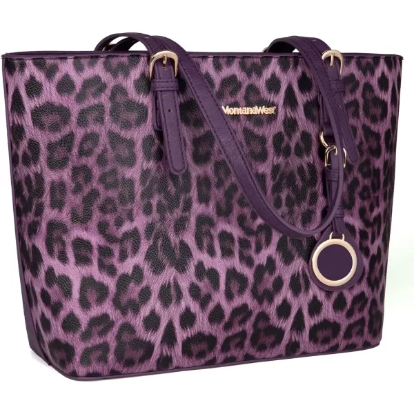 Montana West 3pcs Handbag Set Leopard Print Tote Bag for Women