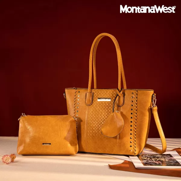 Montana West 3pcs Handbag Set Leopard Print Tote Bag for Women