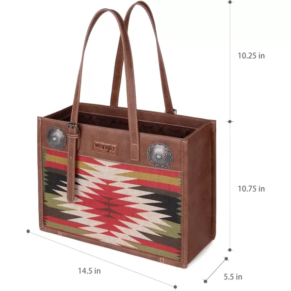 Montana West Aztec Tapestry Collection Tote Bag Western Shoulder Handbag and Crossbody Purse for Women