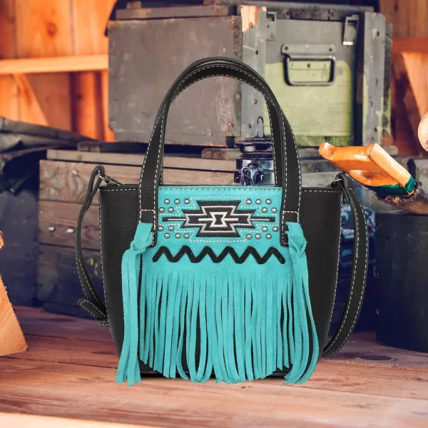 Montana West Aztec Tapestry Collection Tote Bag Western Shoulder Handbag and Crossbody Purse for Women