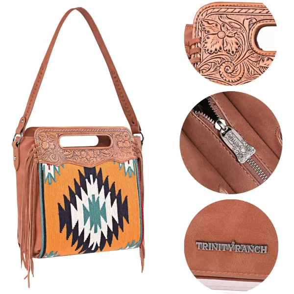 Montana West Aztec Tapestry Collection Tote Bag Western Shoulder Handbag and Crossbody Purse for Women