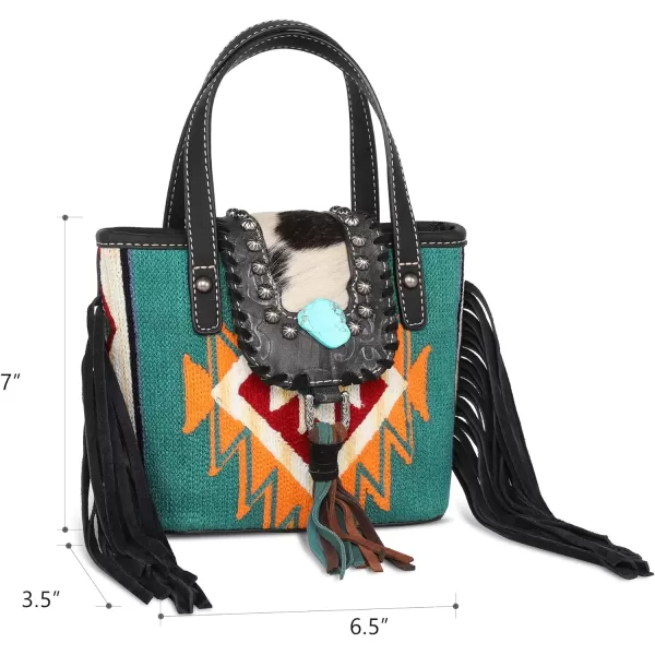 Montana West Aztec Tapestry Collection Tote Bag Western Shoulder Handbag and Crossbody Purse for Women