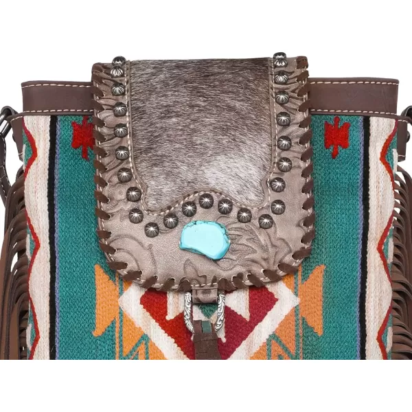 Montana West Aztec Tapestry Collection Tote Bag Western Shoulder Handbag and Crossbody Purse for Women