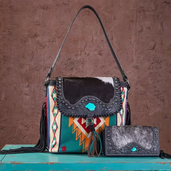 Montana West Aztec Tapestry Collection Tote Bag Western Shoulder Handbag and Crossbody Purse for Women