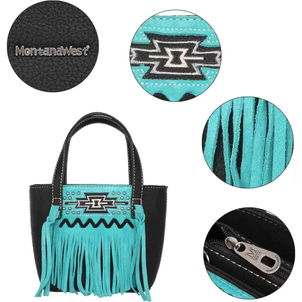 Montana West Aztec Tapestry Collection Tote Bag Western Shoulder Handbag and Crossbody Purse for Women