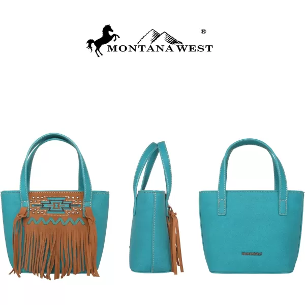 Montana West Aztec Tapestry Collection Tote Bag Western Shoulder Handbag and Crossbody Purse for Women