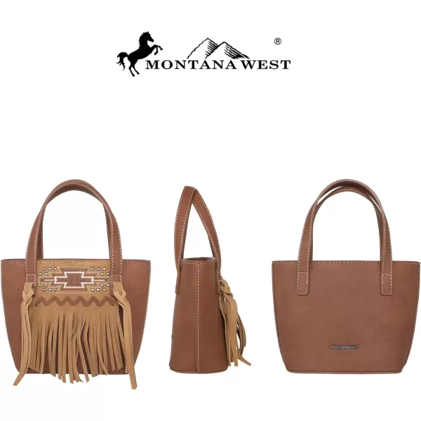 Montana West Aztec Tapestry Collection Tote Bag Western Shoulder Handbag and Crossbody Purse for Women