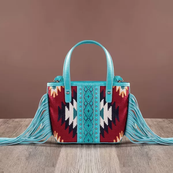 Montana West Aztec Tapestry Collection Tote Bag Western Shoulder Handbag and Crossbody Purse for Women