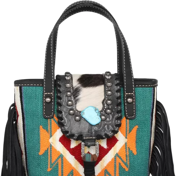 Montana West Aztec Tapestry Collection Tote Bag Western Shoulder Handbag and Crossbody Purse for Women