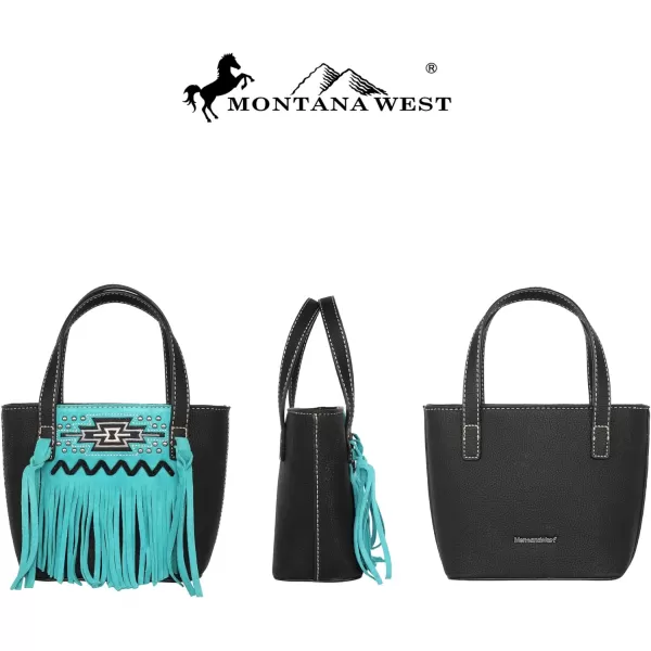 Montana West Aztec Tapestry Collection Tote Bag Western Shoulder Handbag and Crossbody Purse for Women