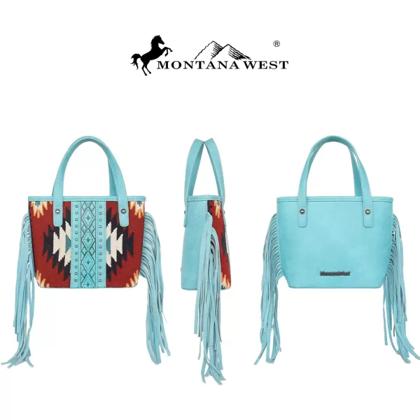 Montana West Aztec Tapestry Collection Tote Bag Western Shoulder Handbag and Crossbody Purse for Women