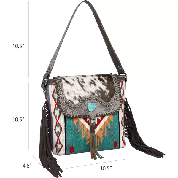 Montana West Aztec Tapestry Collection Tote Bag Western Shoulder Handbag and Crossbody Purse for Women