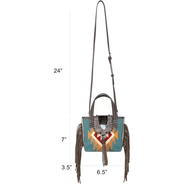 Montana West Aztec Tapestry Collection Tote Bag Western Shoulder Handbag and Crossbody Purse for Women