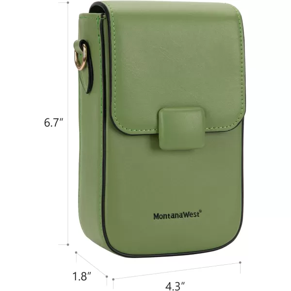 Montana West Cell Phone Purse Small Crossbody Bags for Women Cellphone Wallet Bag with RFID Blocking Credit Card Slots