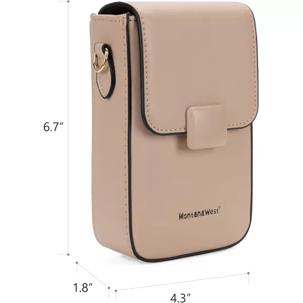 Montana West Cell Phone Purse Small Crossbody Bags for Women Cellphone Wallet Bag with RFID Blocking Credit Card Slots