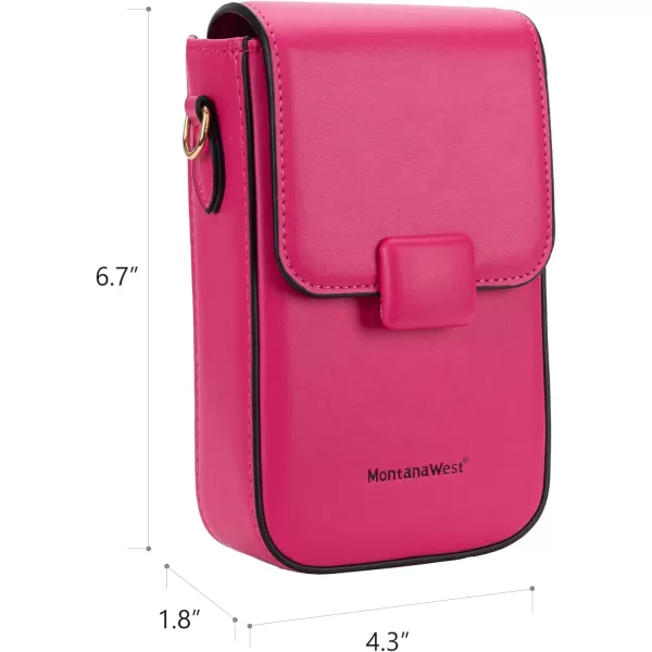 Montana West Cell Phone Purse Small Crossbody Bags for Women Cellphone Wallet Bag with RFID Blocking Credit Card Slots