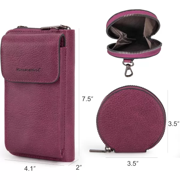 Montana West Cell Phone Purse Small Crossbody Bags for Women Cellphone Wallet Bag with RFID Blocking Credit Card Slots