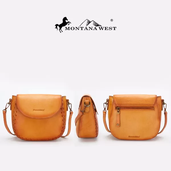 Montana West Crossbody Bags for Women Genuine Leather Cell Phone Purse Wallet Lightweight Shoulder Bag Travel Purse