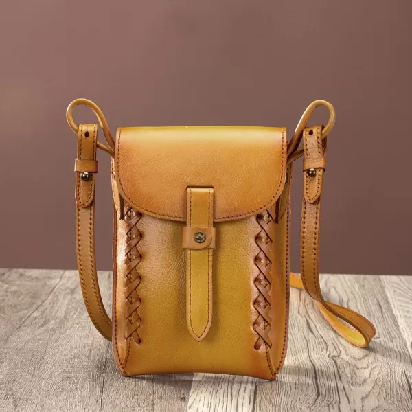 Montana West Crossbody Bags for Women Genuine Leather Cell Phone Purse Wallet Lightweight Shoulder Bag Travel Purse