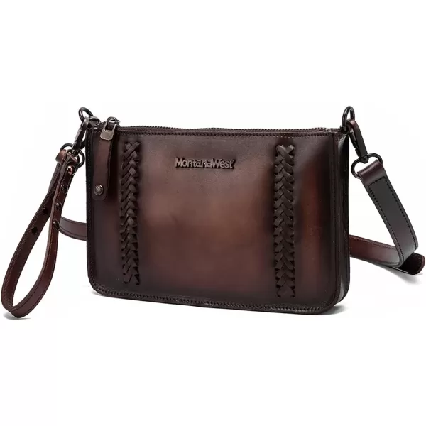 Montana West Crossbody Bags for Women Genuine Leather Cell Phone Purse Wallet Lightweight Shoulder Bag Travel Purse