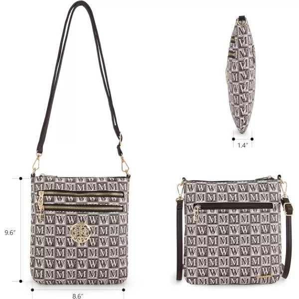 Montana West Crossbody Bags for Women Multi Pocket Cross Body Bag Purses with Adjustable Strap