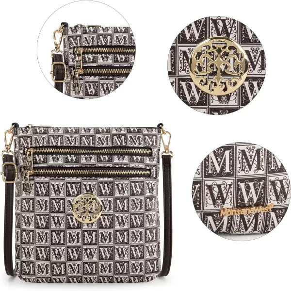 Montana West Crossbody Bags for Women Multi Pocket Cross Body Bag Purses with Adjustable Strap