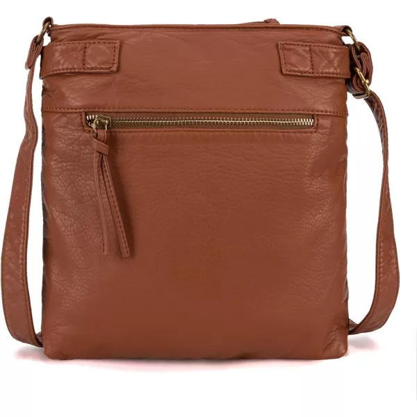 Montana West Crossbody Bags for Women Shoulder Purse Multi Pocket Travel Handbags Ultra Soft Washed Leather