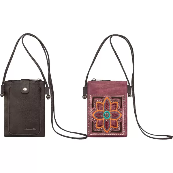 Montana West Crossbody Phone Purse for Women Western Designer Handbag with Strap