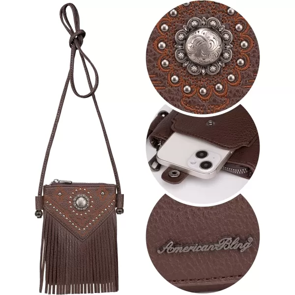 Montana West Crossbody Phone Purse for Women Western Designer Handbag with Strap