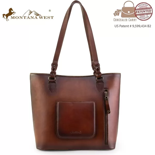 Montana West Genuine Leather Bags for Women Tote Shoulder Purses Tassel Handbag