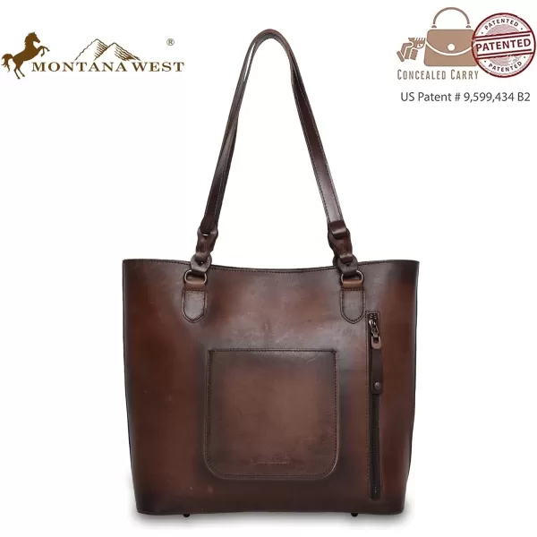 Montana West Genuine Leather Bags for Women Tote Shoulder Purses Tassel Handbag