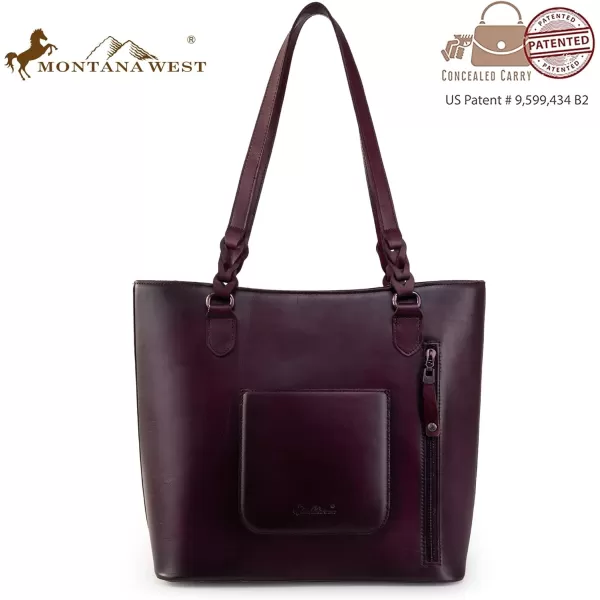 Montana West Genuine Leather Bags for Women Tote Shoulder Purses Tassel Handbag