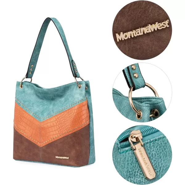 Montana West Hobo Bag Purses and Handbags for Women Top Handle Handbags with Pockets Zipper