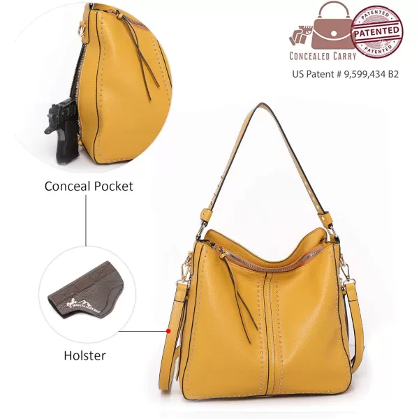 Montana West Hobo Bag for Women Large Conceal Carry Purse and Handbag Crossbody Shoulder Bag with Holster