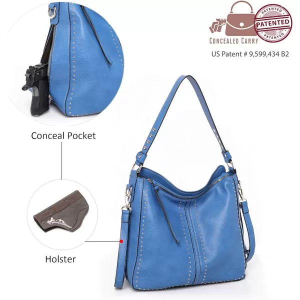 Montana West Hobo Bag for Women Large Conceal Carry Purse and Handbag Crossbody Shoulder Bag with Holster