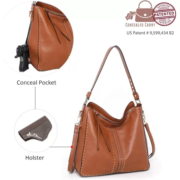 Montana West Hobo Bag for Women Large Conceal Carry Purse and Handbag Crossbody Shoulder Bag with Holster