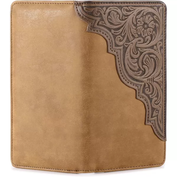 Montana West Men's Wallet Long Bifold Western Wallet Extra Capacity with Multiple Card Slots MW-606BK