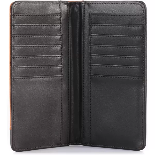 Montana West Men's Wallet Long Bifold Western Wallet Extra Capacity with Multiple Card Slots MW-606BK