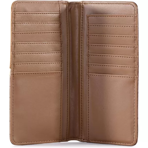 Montana West Men's Wallet Long Bifold Western Wallet Extra Capacity with Multiple Card Slots MW-606BK