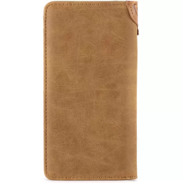 Montana West Men's Wallet Long Bifold Western Wallet Extra Capacity with Multiple Card Slots MW-606BK