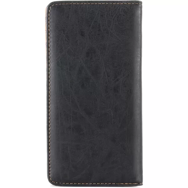 Montana West Men's Wallet Long Bifold Western Wallet Extra Capacity with Multiple Card Slots MW-606BK