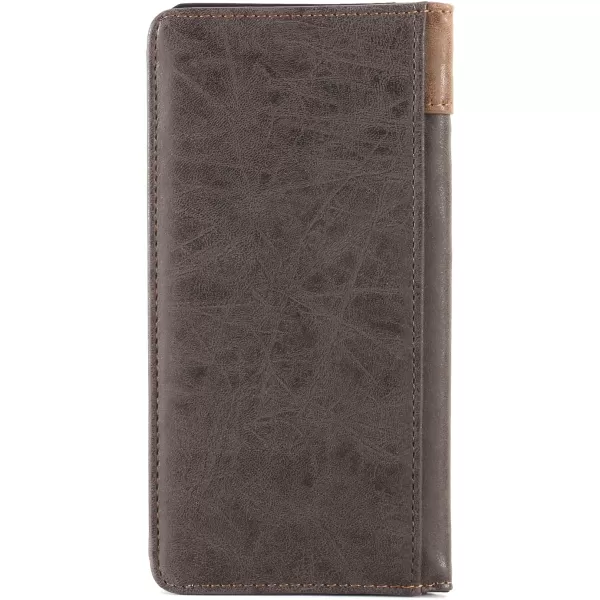 Montana West Men's Wallet Long Bifold Western Wallet Extra Capacity with Multiple Card Slots MW-606BK